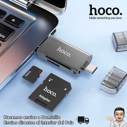 HOCO HB39 Lector de Memoria Tipo C / USB