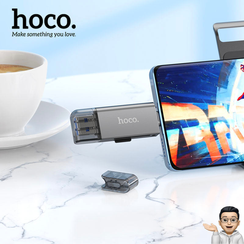 HOCO HB39 Lector de Memoria Tipo C / USB