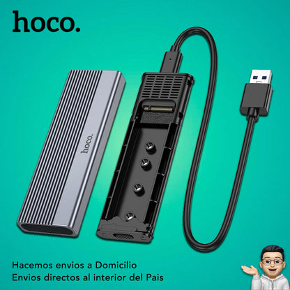 HOCO HB47 Carcasa externa SSD M2 a USB