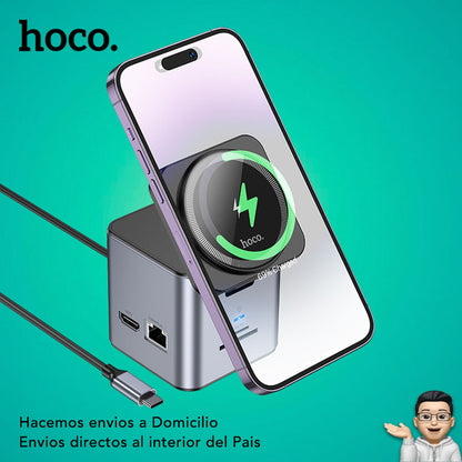 HOCO HB49 Adaptador HUB Tipo-C 9en1