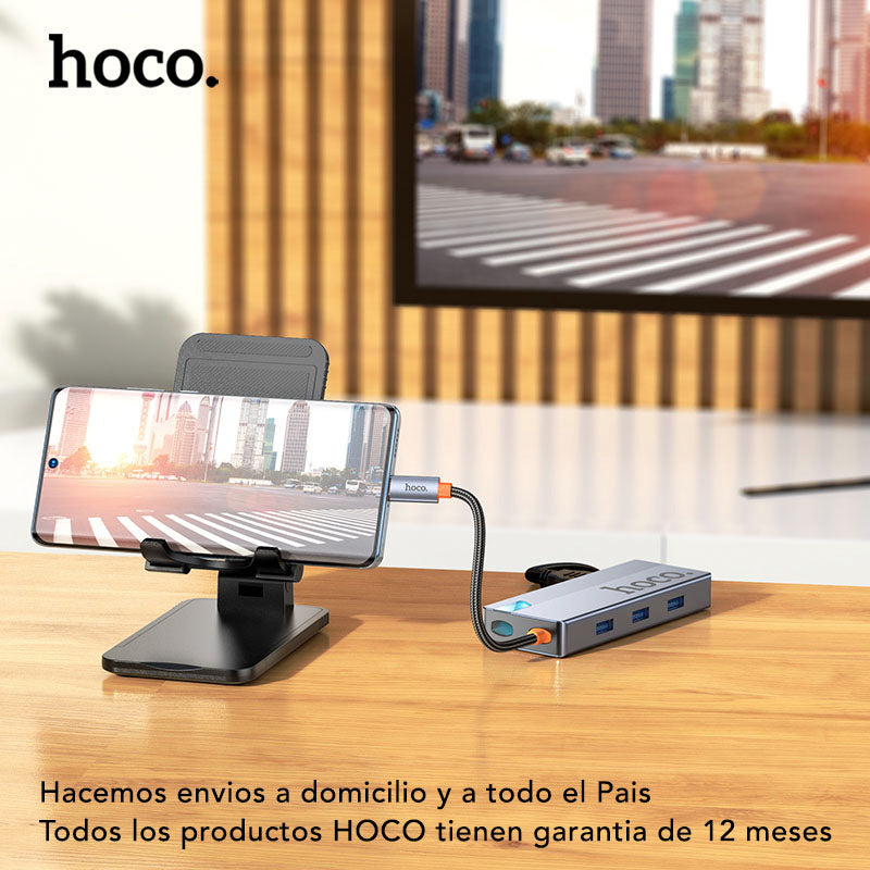 HOCO HB50 Adaptador HUB Tipo-C 5en1