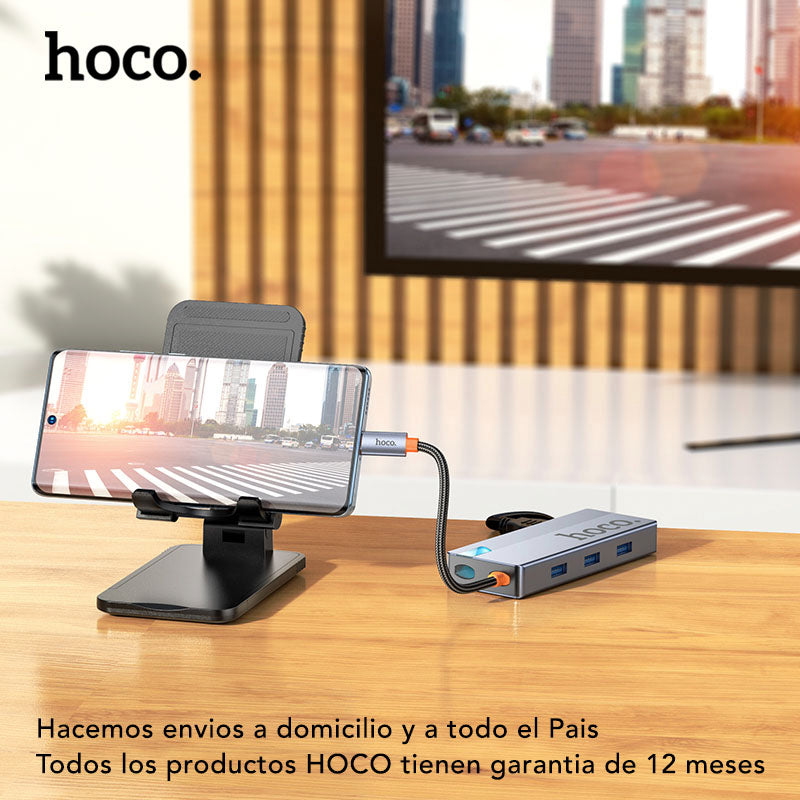 HOCO HB51 Adaptador HUB Tipo-C 6en1