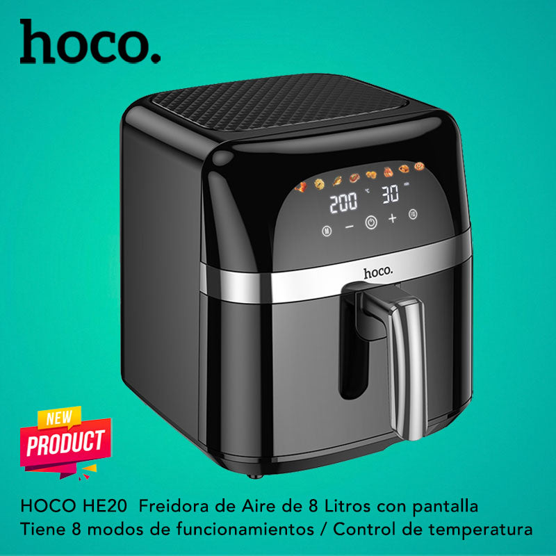 HOCO HE20 Freidora de Aire de 8 Litros