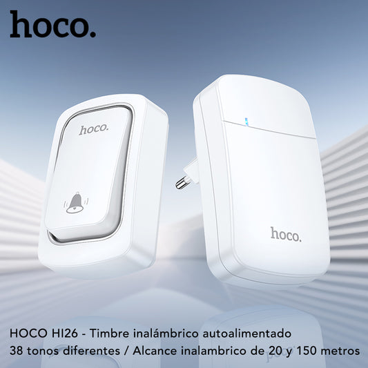 HOCO HI26 Timbre inalámbrico auto alimentado