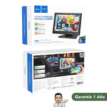 HOCO HU2 Pantalla portátil inalámbrica para auto