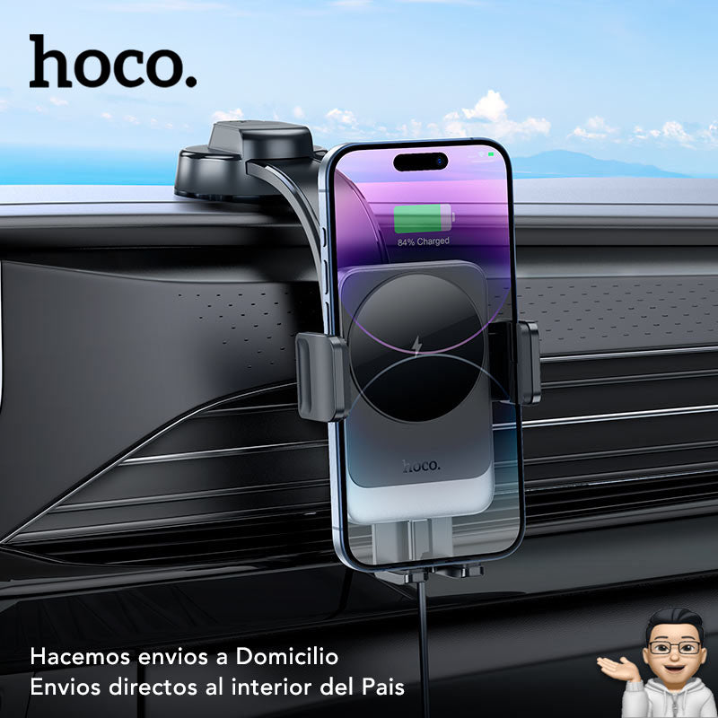 HOCO HW14  Soporte con carga inalámbrica rápida