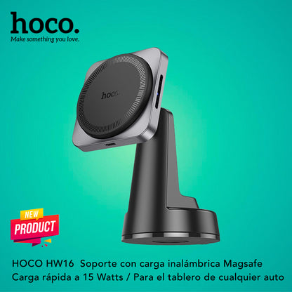 HOCO HW16 Soporte con carga inalámbrica rápida Magsafe