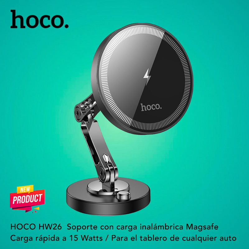 HOCO HW26 Soporte con carga inalámbrica rápida Magsafe