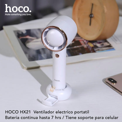 HOCO HX21  Ventilador eléctrico portátil