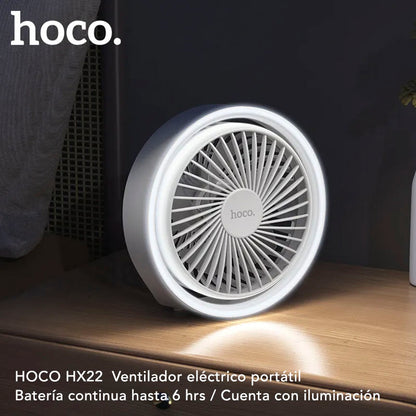 HOCO HX22  Ventilador eléctrico portátil