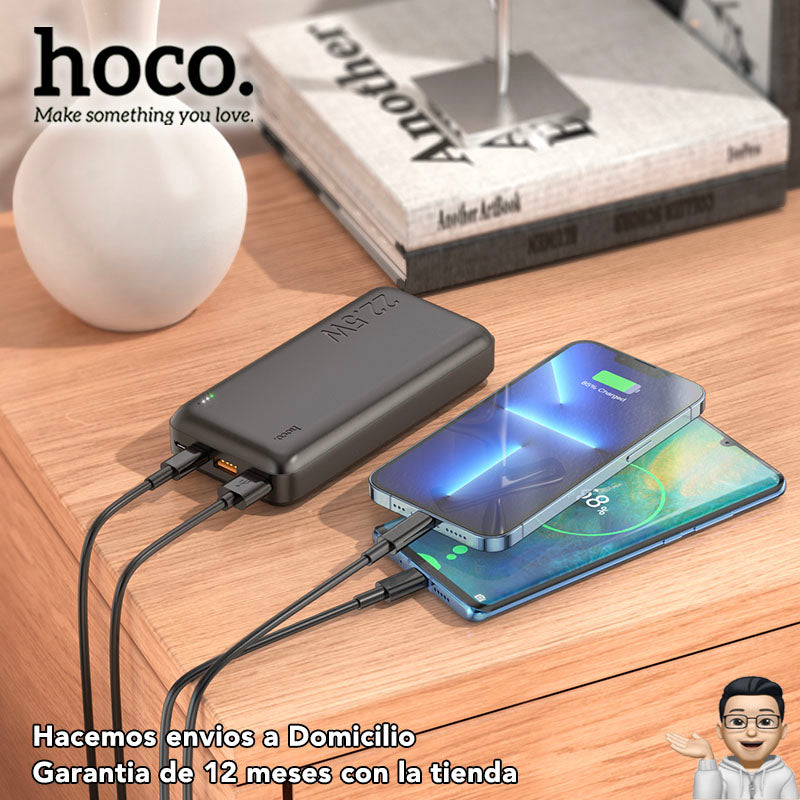 HOCO J101A de 20000 mAh Carga rápida