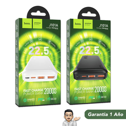 HOCO J101A de 20000 mAh Carga rápida