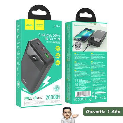 HOCO J102A de 20000 mAh Carga rápida