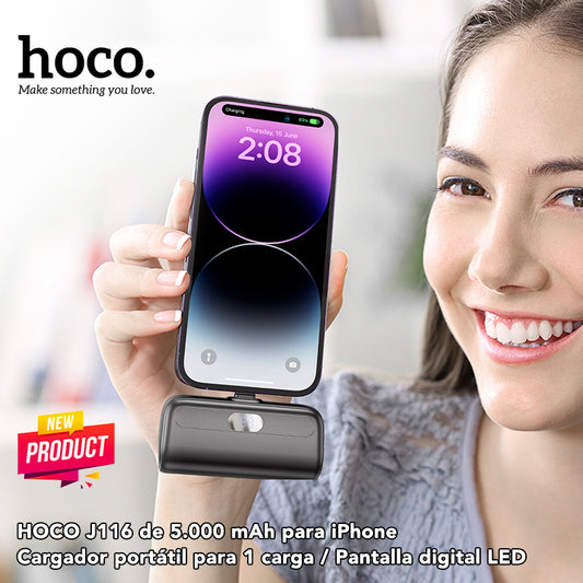 HOCO J116 de 5000 mAh para iPhone