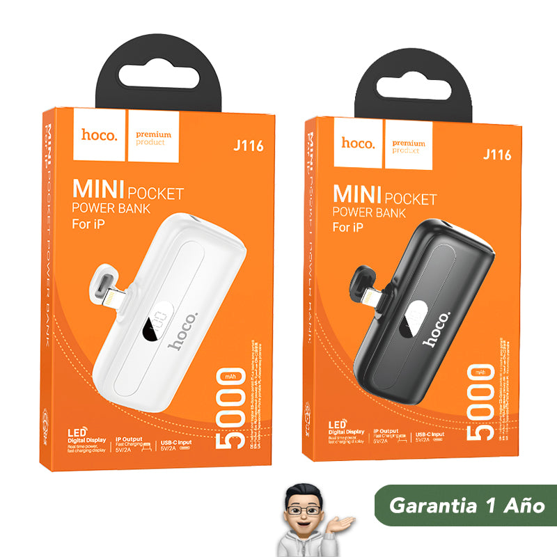 HOCO J116 de 5000 mAh para iPhone