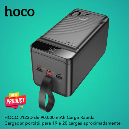 HOCO J123D de 90000 mAh Carga rápida