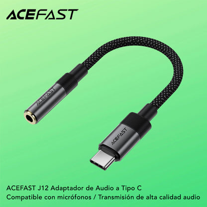 ACEFAST J12 Adaptador de Audio a Tipo C