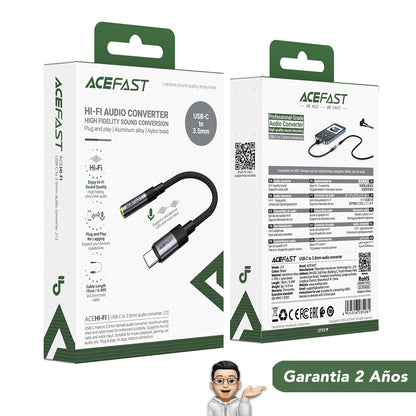 ACEFAST J12 Adaptador de Audio a Tipo C