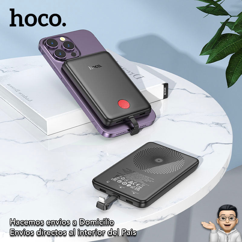 HOCO J133A de 5000 mAh Carga Rápida con Cable