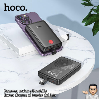 HOCO J133B de 10000 mAh Carga Rápida con Cable