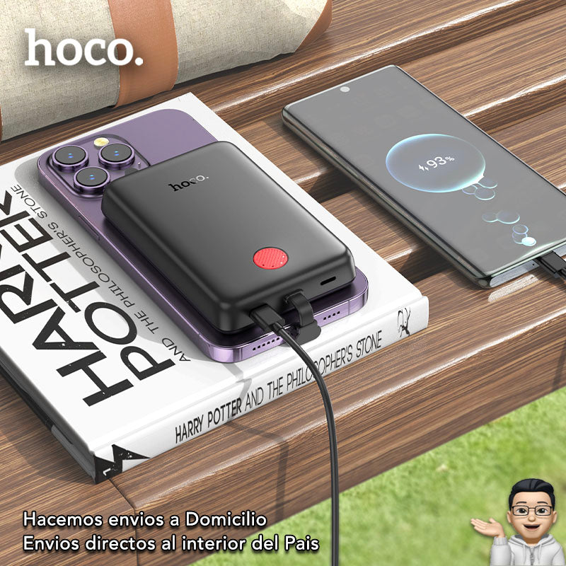 HOCO J133B de 10000 mAh Carga Rápida con Cable