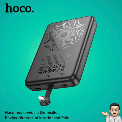 HOCO J133B de 10000 mAh Carga Rápida con Cable