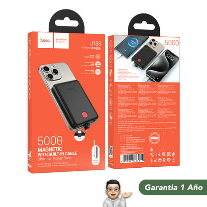 HOCO J133C de 5000 mAh Carga Rápida con Cable