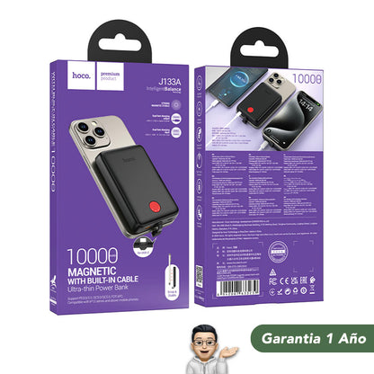 HOCO J133D de 10000 mAh Carga Rápida con Cable