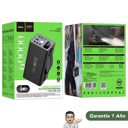 HOCO J138 de 60000 mAh Carga rápida