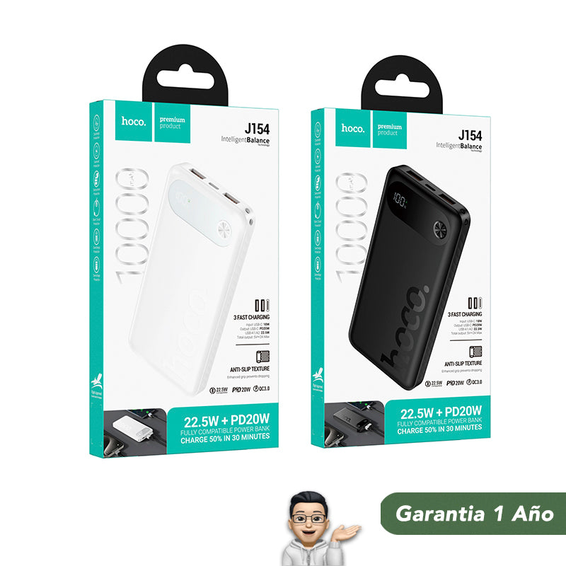 HOCO J154 de 10000 mAh Carga Rápida
