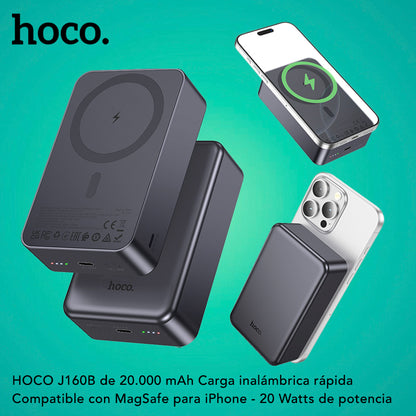 HOCO J160B de 20000 mAh Carga rápida Magsafe