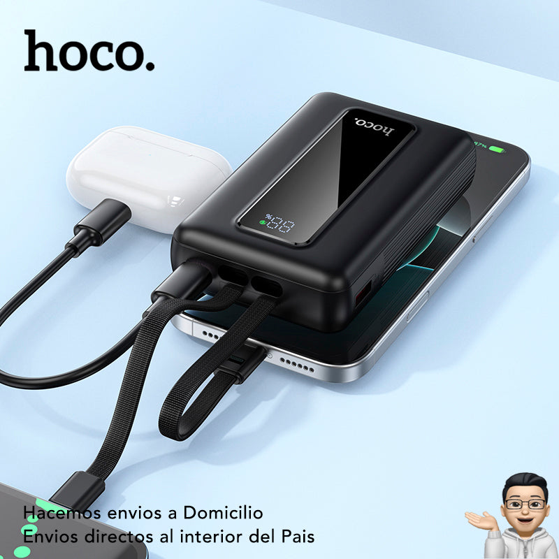 HOCO J162A de 20000 mAh Carga Rápida con Cable