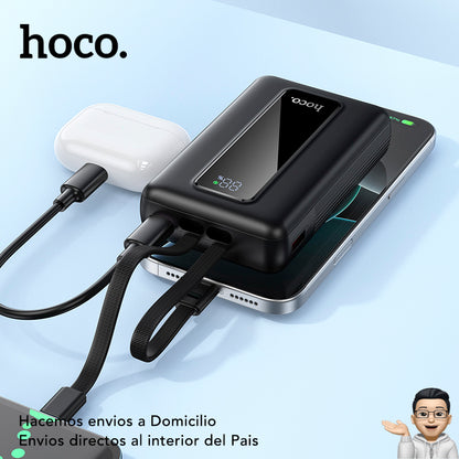 HOCO J162A de 20000 mAh Carga Rápida con Cable