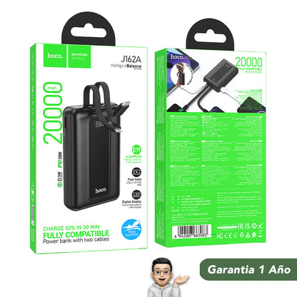 HOCO J162A de 20000 mAh Carga Rápida con Cable