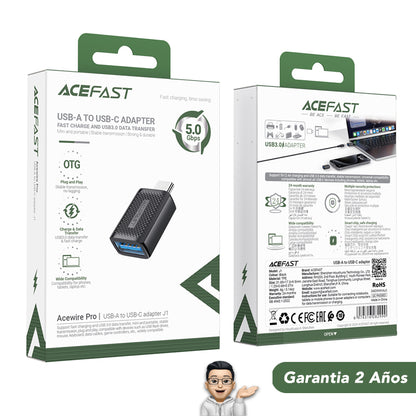 ACEFAST J1  Adaptador USB 3.0 a Tipo C