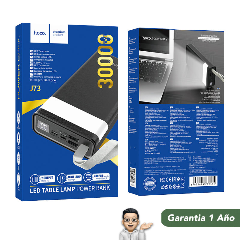 HOCO J73 30.000 mAh Cargador Portátil