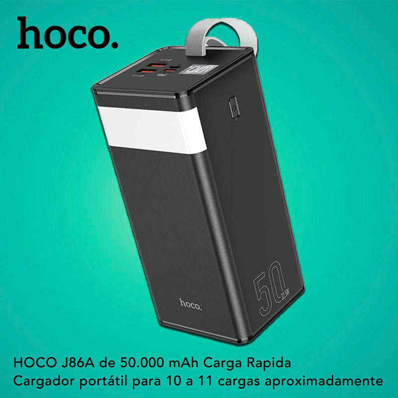 HOCO J86A de 50000 mAh Carga Rapida