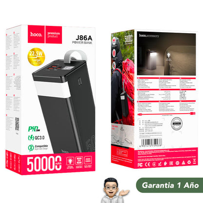 HOCO J86A de 50000 mAh Carga Rapida