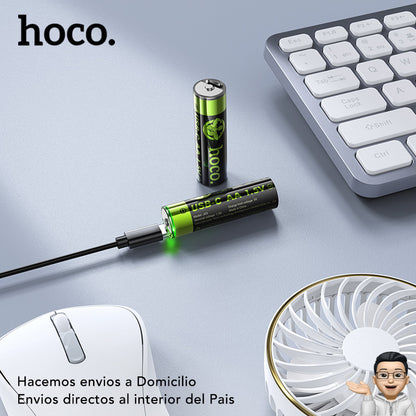 HOCO JA3 Pilas Alcalina AA recargable