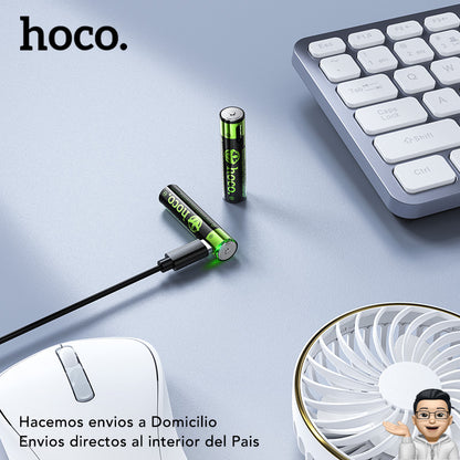 HOCO JA4 Pilas Alcalina AAA recargable