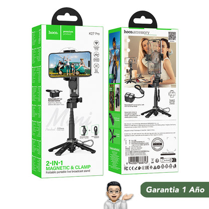 HOCO K27 Pro Palo selfie con trípode desmontable