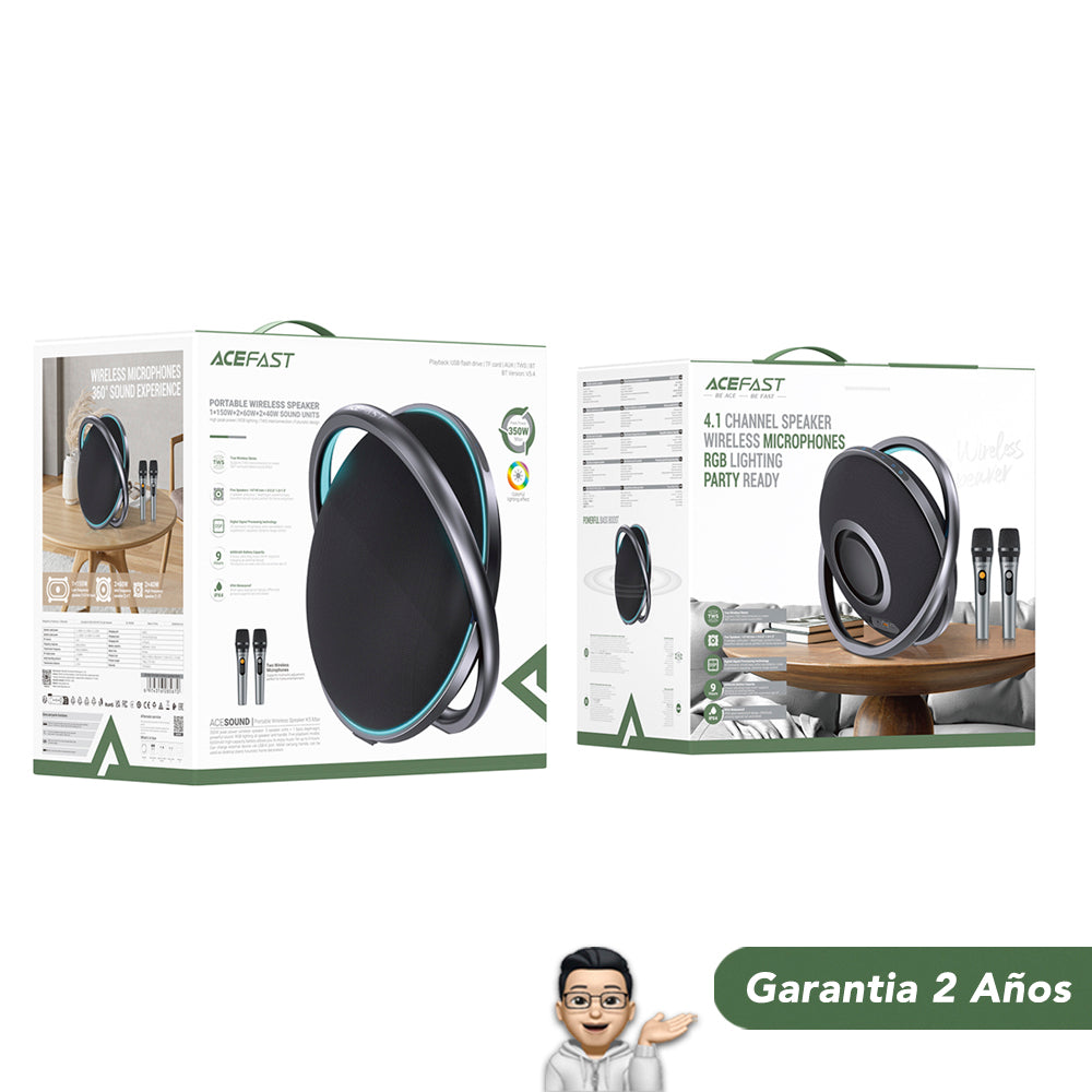 ACEFAST K5 Max Parlante Bluetooth 350 Watts