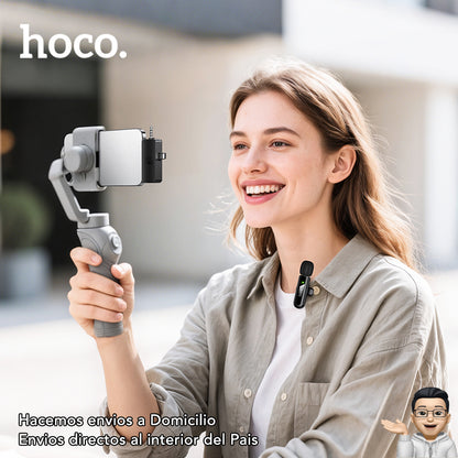 HOCO L20B Micrófono de triple receptor