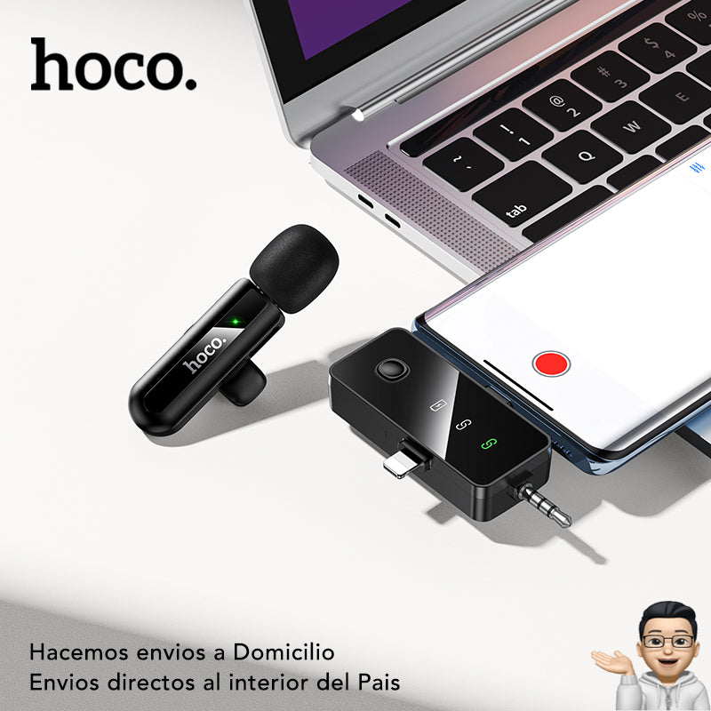 HOCO L20B Micrófono de triple receptor