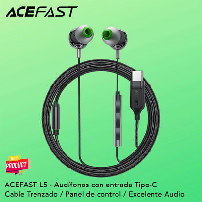 ACEFAST L5 Audífonos Tipo C