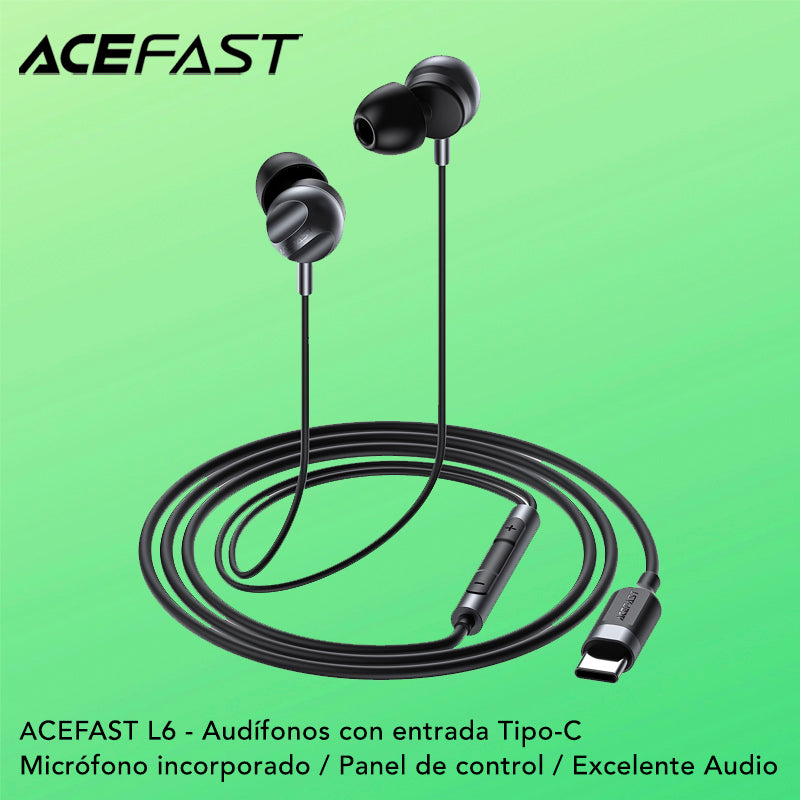 ACEFAST L6 Audífonos Tipo C