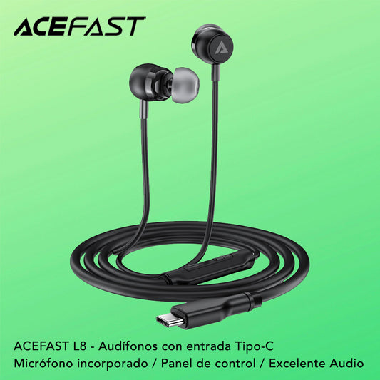 ACEFAST L8 Audífonos Tipo C nuevo