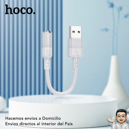 HOCO LS37  Adaptador Jack 3.5 mm a USB