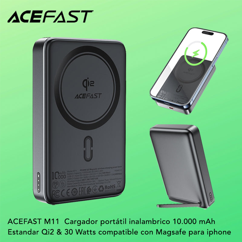 ACEFAST M11 de 10000 Carga rápida Magsafe Qi2