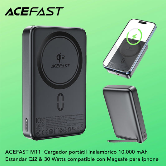 ACEFAST M11 de 10000 Carga rápida Magsafe Qi2